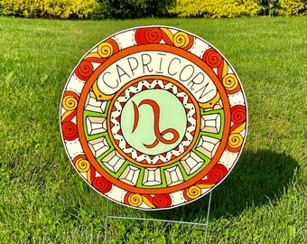 Lawn Sign - Capricorn Zodiac