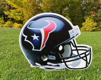 Lawn Sign - Texans Football Helmet