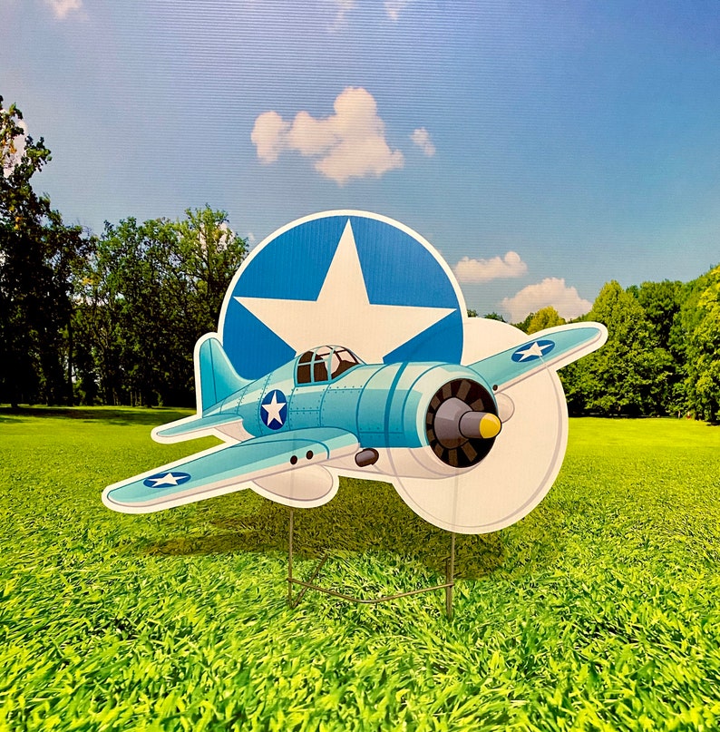 Lawn Sign Air Force Fighter image 1