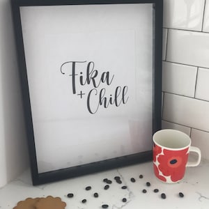 Fika + Chill Scandinavian Instant Digital Download