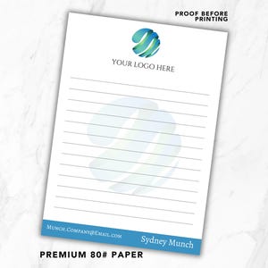 Personalized Business Logo Notepad | Custom Stationery
