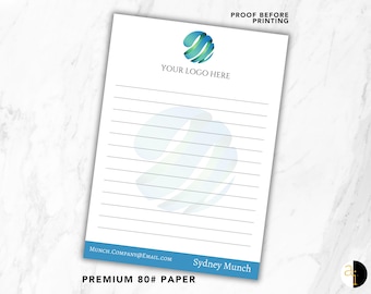 Personalized Business Logo Notepad | Custom Stationery