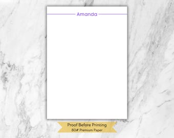 Personalized Name Notepad | Custom Stationery, Teacher Gift