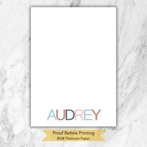 Personalized Notepad | Personalized Teacher Notepad | Custom Teacher Notepad | Personalized Cute Notepad | Cute Notepad for Teachers image 1