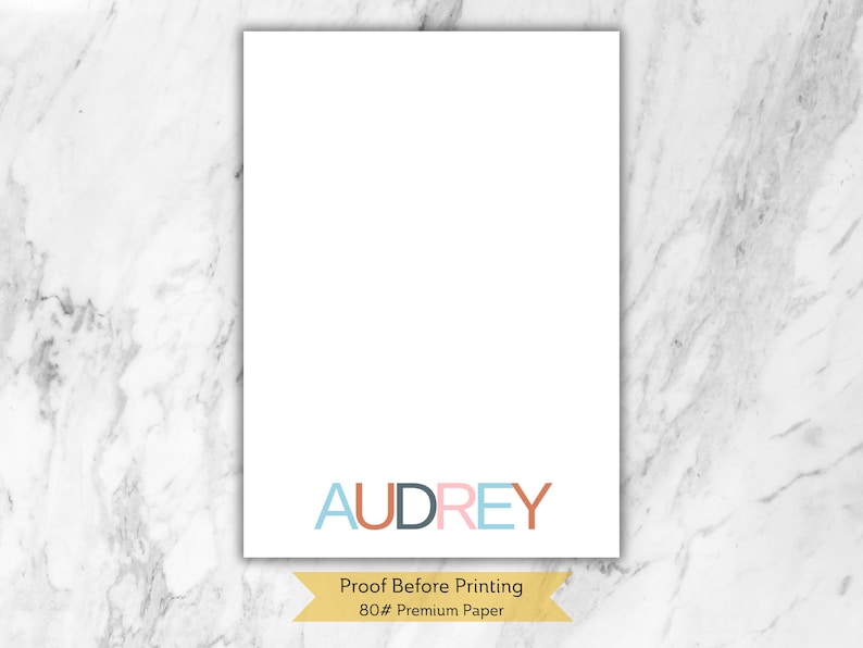 Personalized Notepad | Personalized Teacher Notepad | Custom Teacher Notepad | Personalized Cute Notepad | Cute Notepad for Teachers image 1
