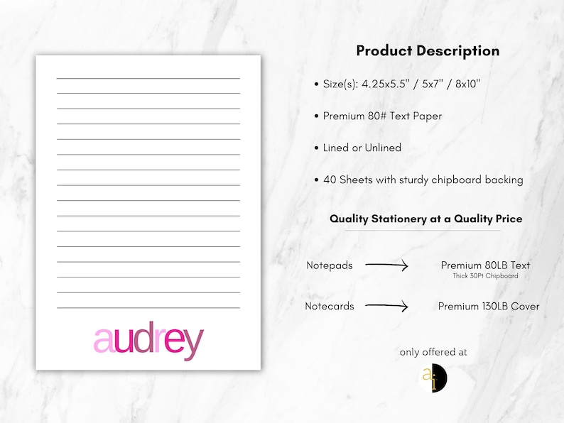 Personalized Notepad | Personalized Teacher Notepad | Custom Teacher Notepad | Personalized Cute Notepad | Cute Notepad for Teachers image 7