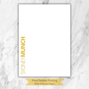 Unique Personalized Notepad for Teachers, Moms, Bridesmaids, and More