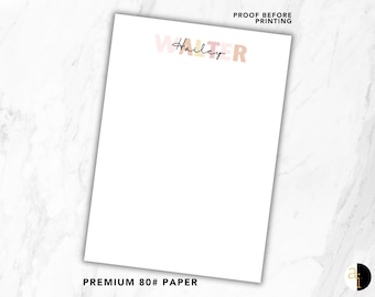 Personalized Teacher Notepad | Custom 80# Paper Stationery