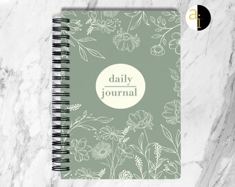 Flower Wire Notebook | Personalized Journal | Custom Wire Notebook l Custom Journal | Personalized Gifts | Personalized Notebook