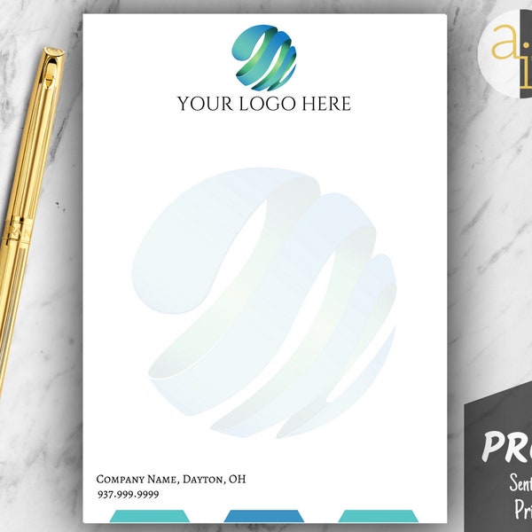 YOUR LOGO Custom Business Notepad | Personalized Small Business Gift | Add Logo Notepad | Notepad with Custom Logo | Logo Stationery