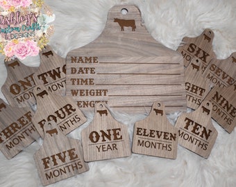 rustic baby announcements