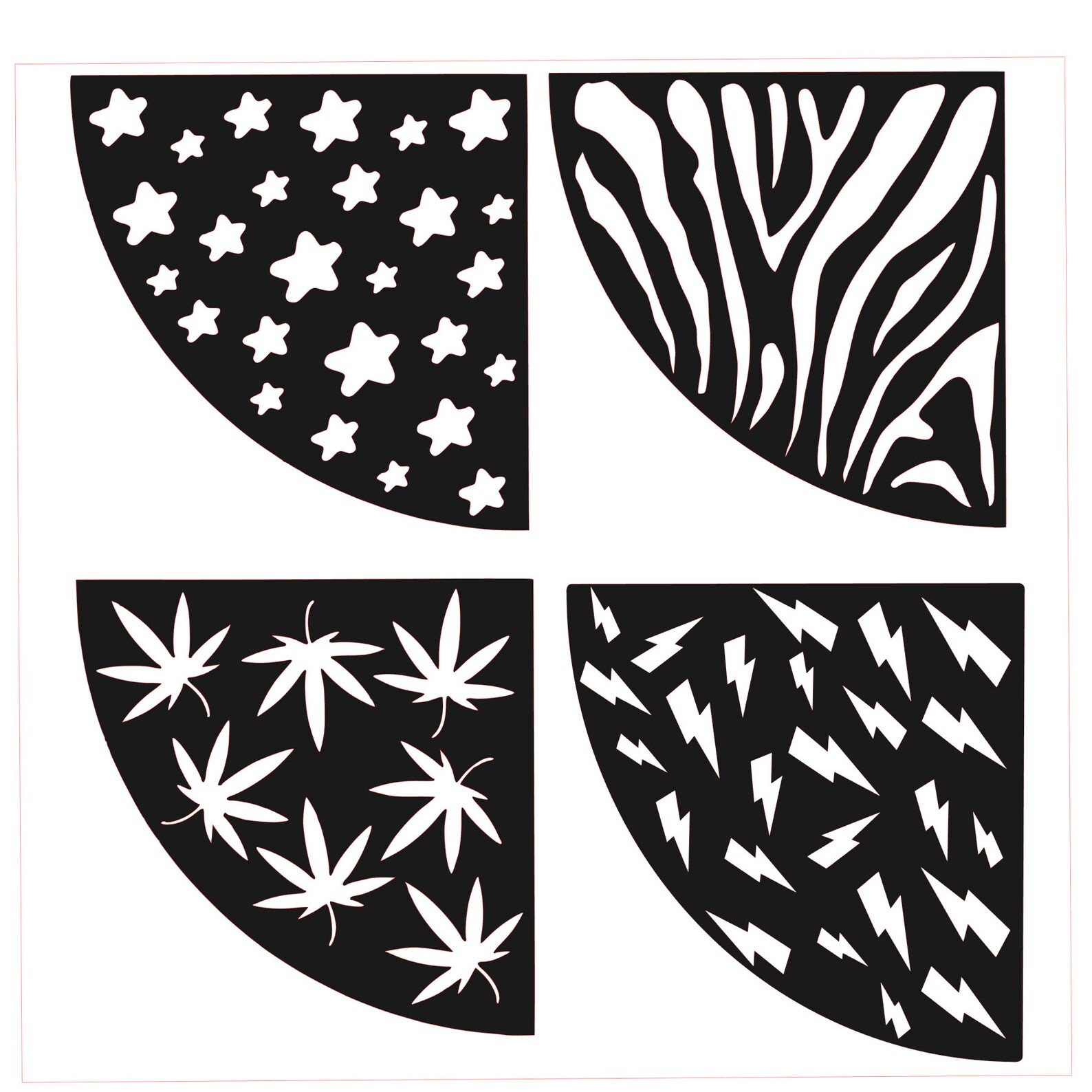 Bleach Sleeve Acrylic Stencil Bleach Tshirt Tool Template Etsy