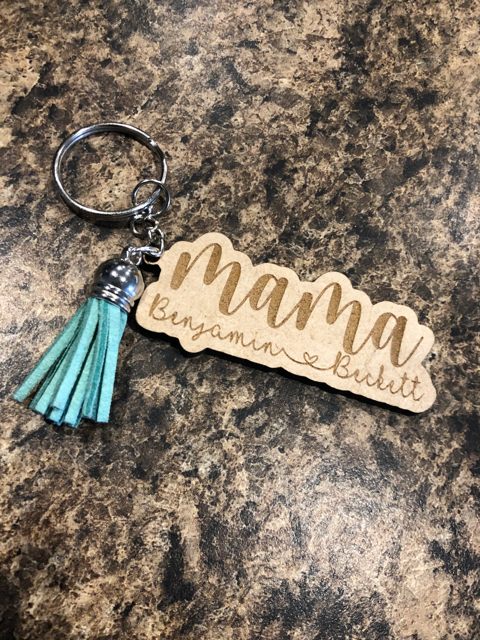 Personalized Wood Mom Keychain Mothers Day Gift Gift for Etsy