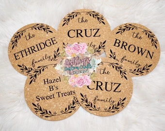 Custom Cork Hot Pot Holder - House Warming  - Cork Pot Holder - Trivet Hift - Pot Mat - Kitchen Pot Holders - Wedding Gift - Pot Holder