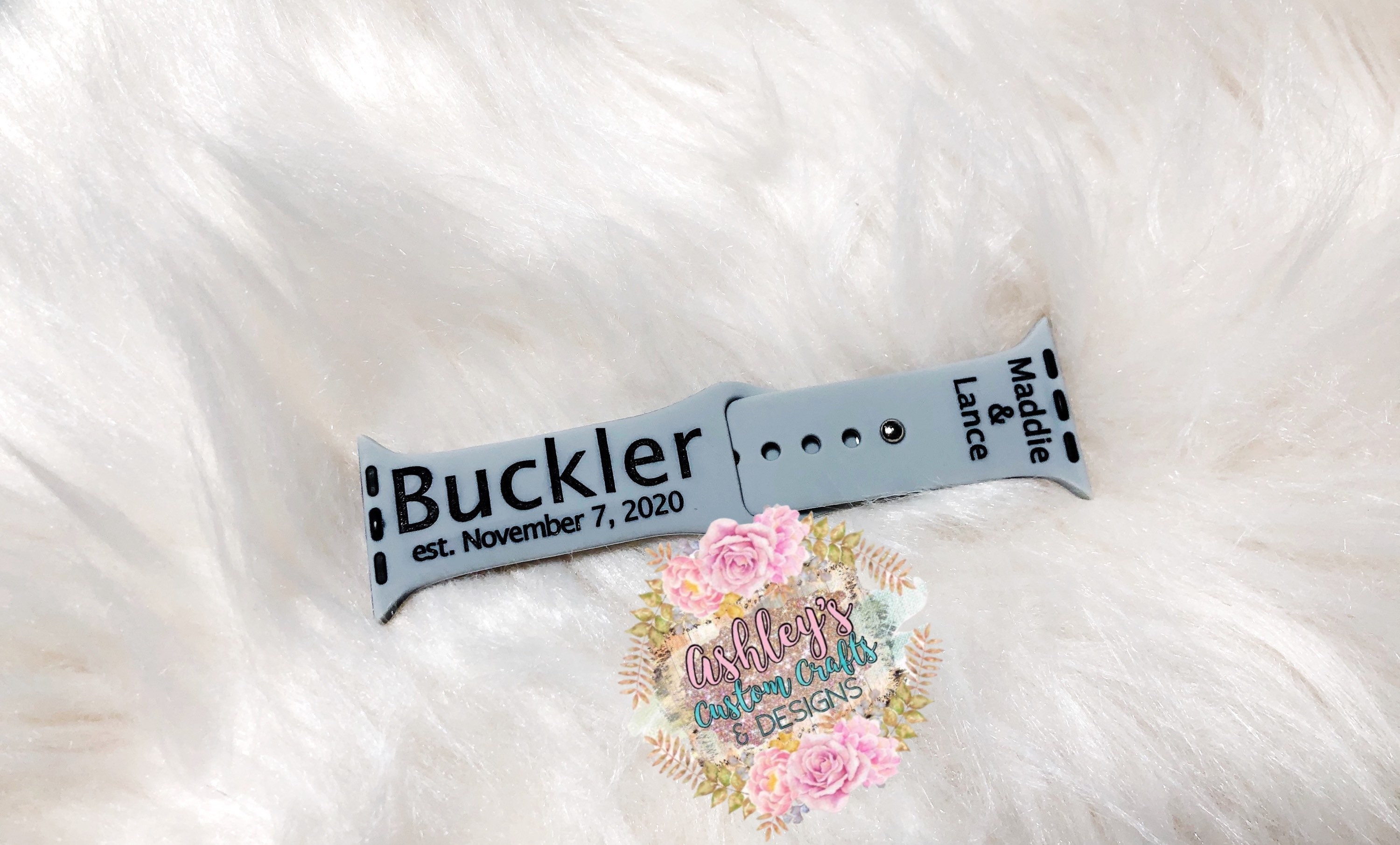 Engraved Watch Band Custom Watch Band Personalized Watch Etsy