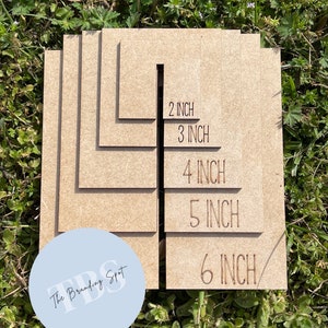 Hair Bow Template - Bow Template - Wood Bow Sizing Board - Bow Board Template - Baby Bows - DIY Bow