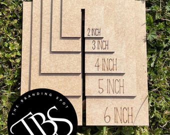 Hair Bow Template - Bow Template - Wood Bow Sizing Board - Bow Board Template - Baby Bows - DIY Bow