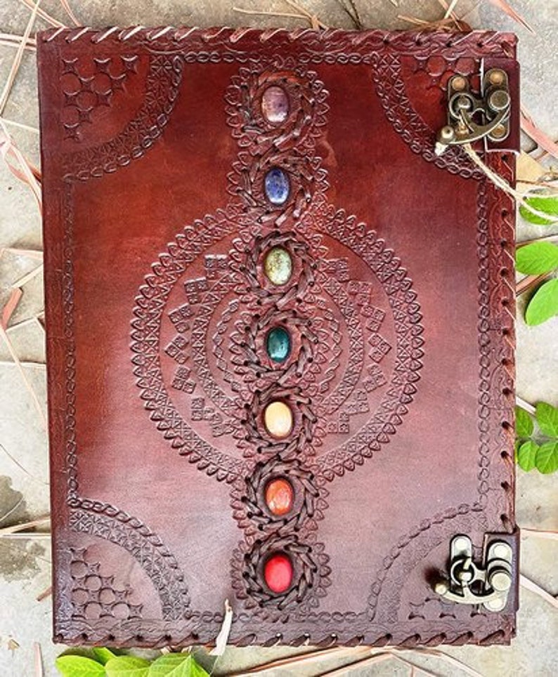 Leather Book of Shadows Journal Supernatural Notebook With Etsy