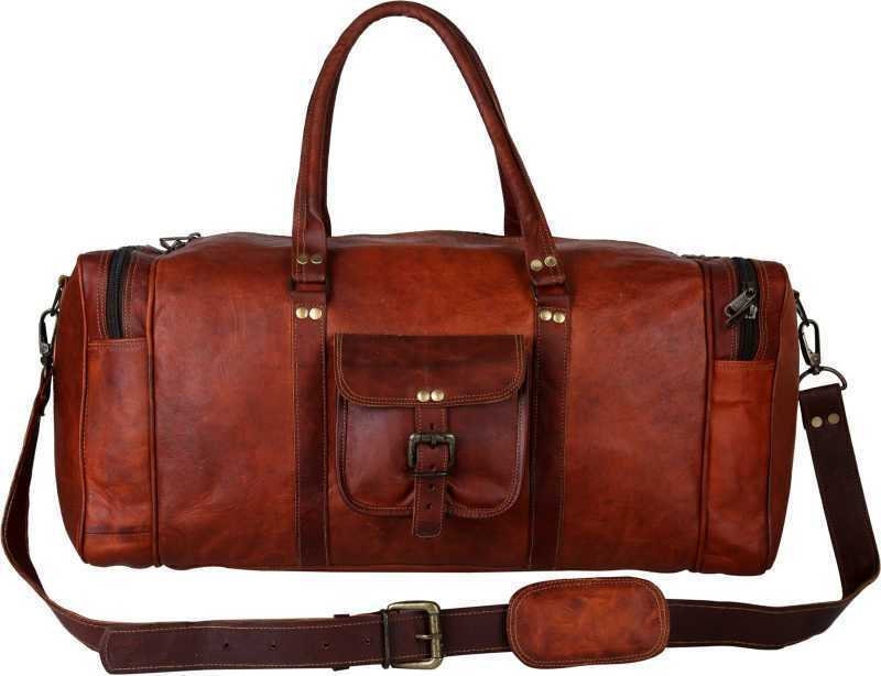 20 Genuine Leather Duffel Bag Handmade Travel Duffel Etsy