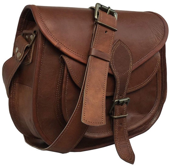Gift Women Genuine Leather Purse Vintage Shoulder Bag - Etsy