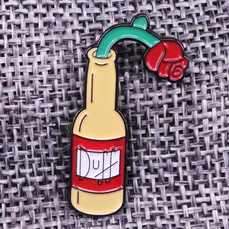 Simpsons pin enamel | Etsy