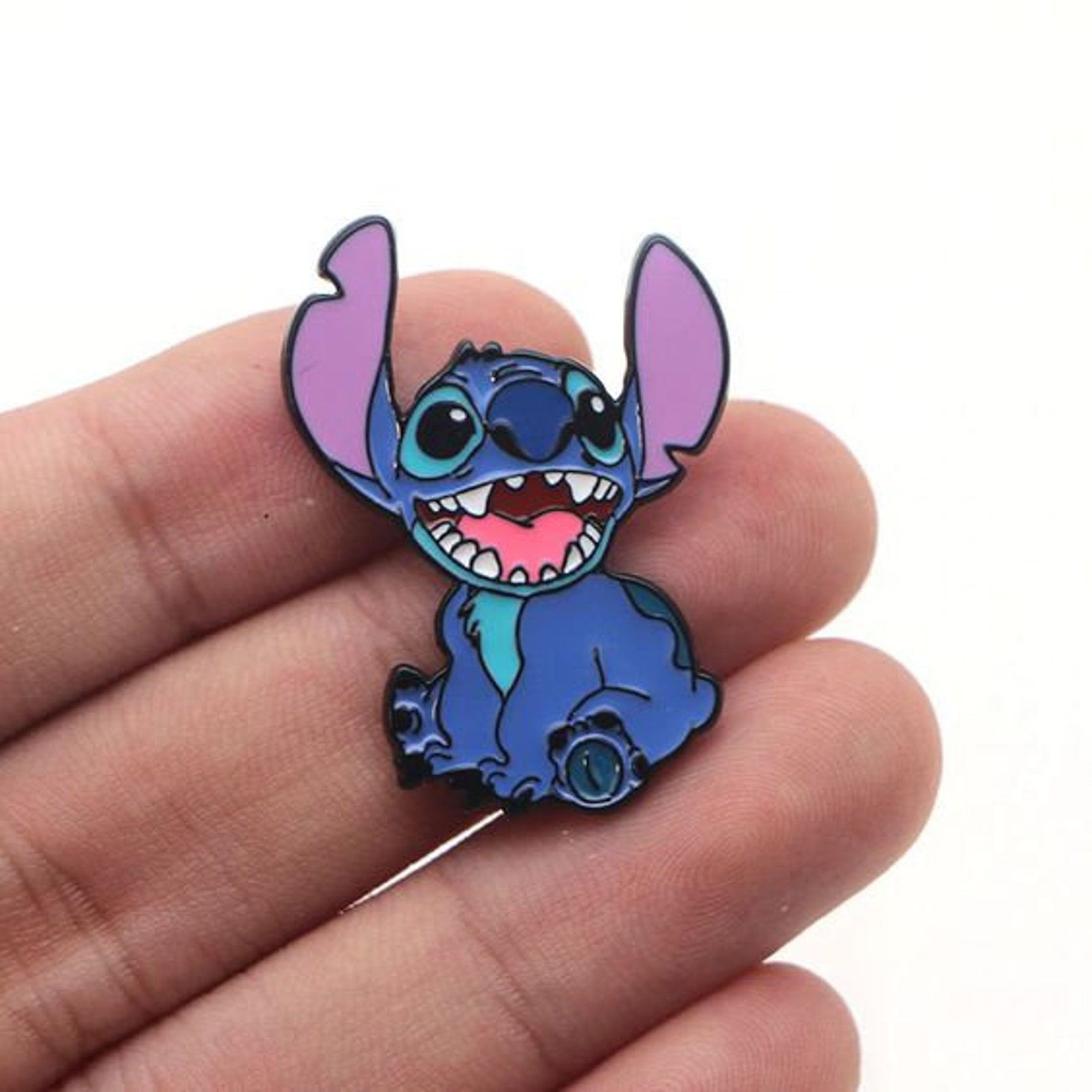 Stitch pin enamel | Etsy