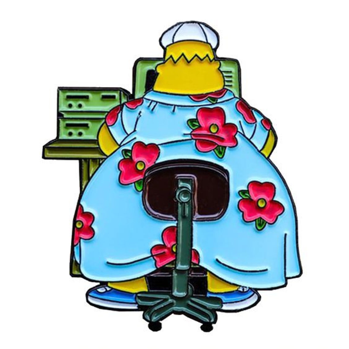 Homer Simpson in pin enamel dress Etsy