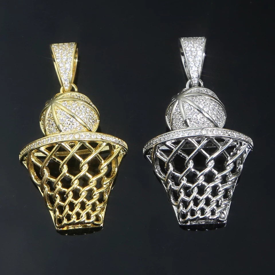 Basketball charm Basketball pendant silver basketball charm Etsy