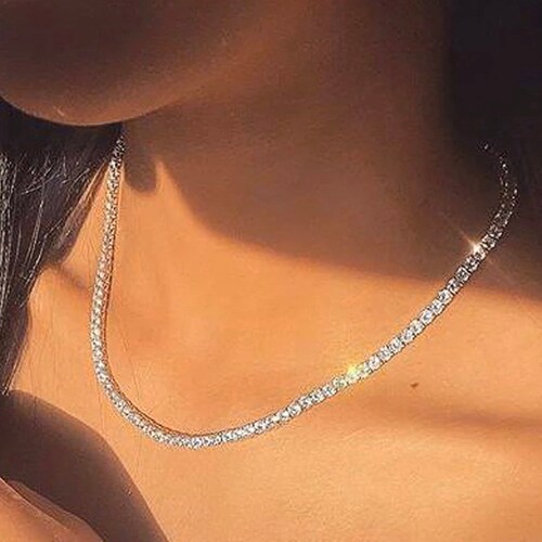 Diamond Tennis Necklace Tennis Necklace 