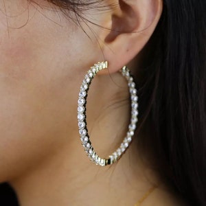 9mm huggie earrings Clearance