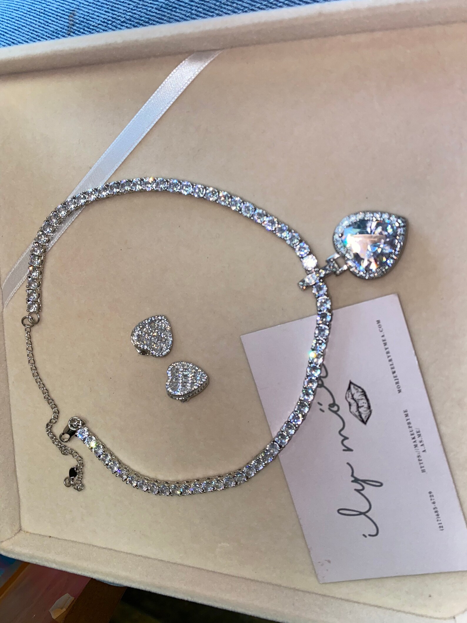 Herz Tennis Halskette Herz Choker Diamant Tennis Halskette Etsy.de