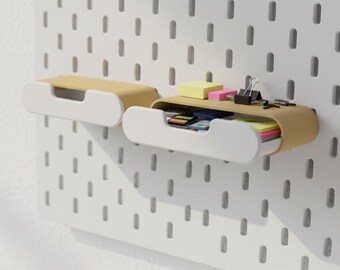 Ikea Skadis Drawer STL File, Pegboard Desk Organizer, Printable Storage Container, 3D Print File, IKEA Skadis Accessory STL