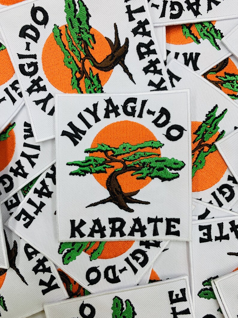 MiyagiDo Karate Embroidered Custom IronOn or SewOn Patch Etsy