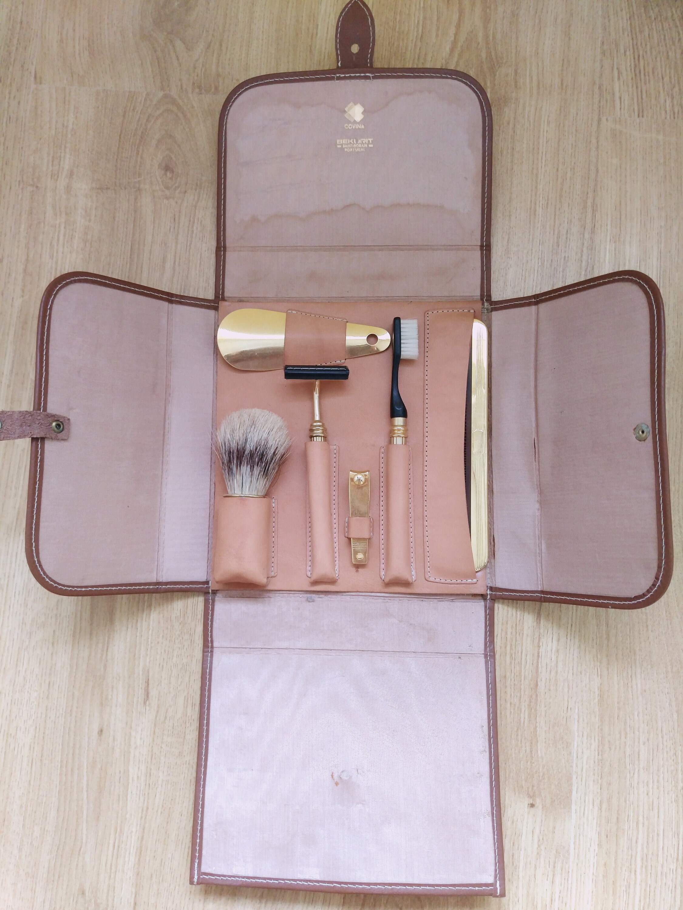 Vintage travel vanity bag travel kit grooming set vanity Etsy