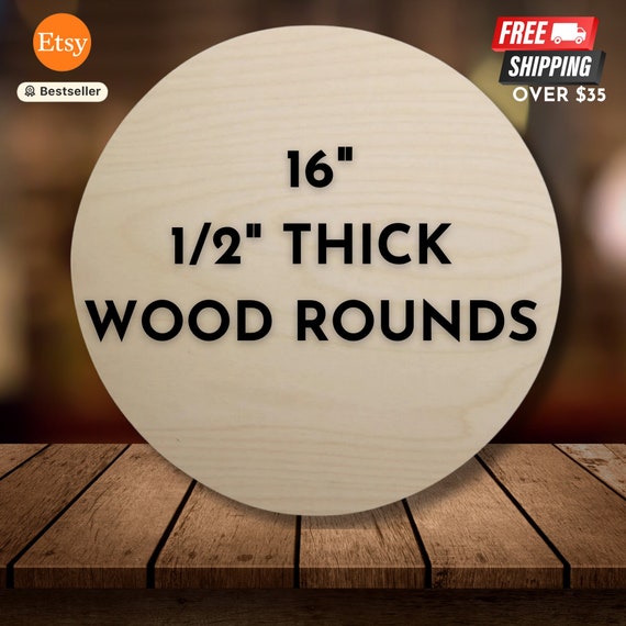 Plywood Circles-Thick