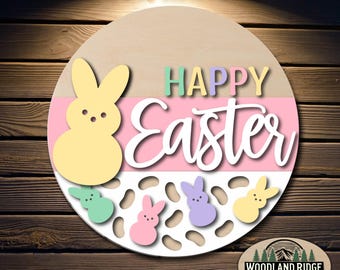 ハッピーイースターエッグ DIY ドアハンガーキット | イースター