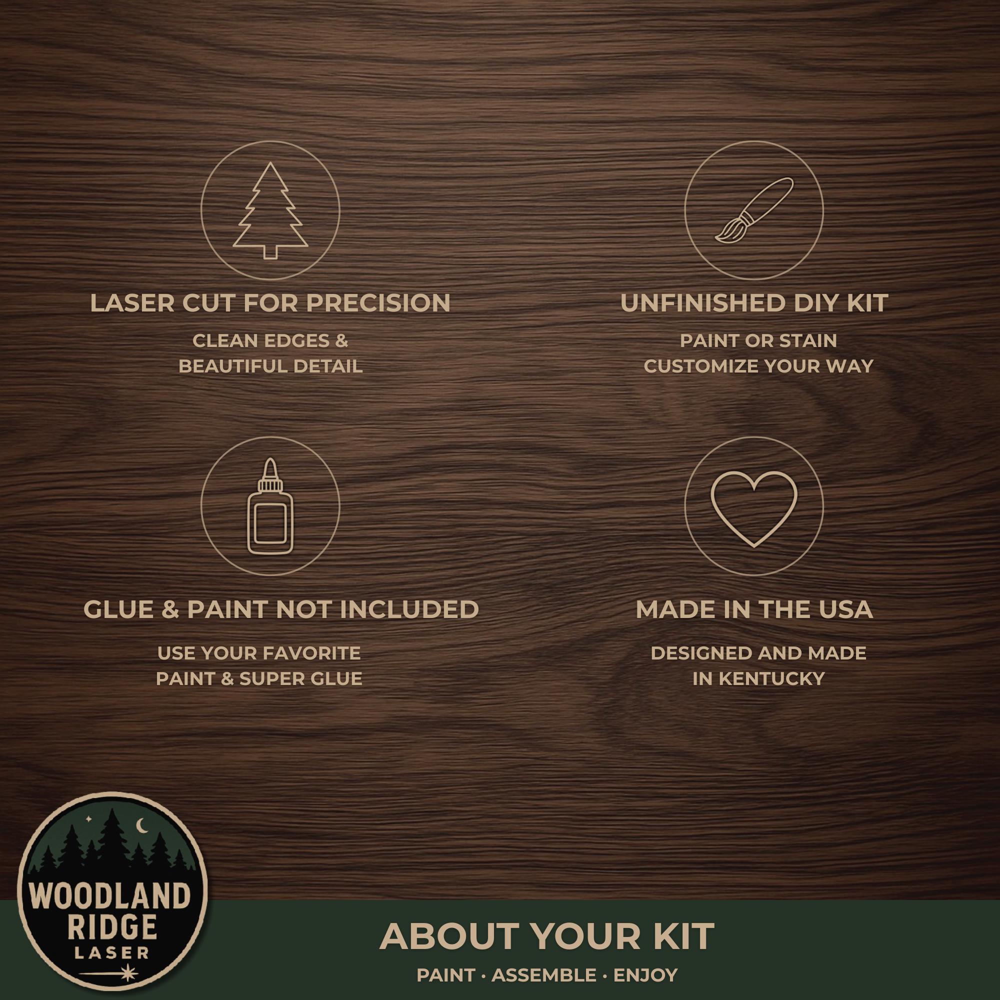 Hey Boo Goose DIY Door Hanger Kit – Round Unfinished Wood Sign - Etsy