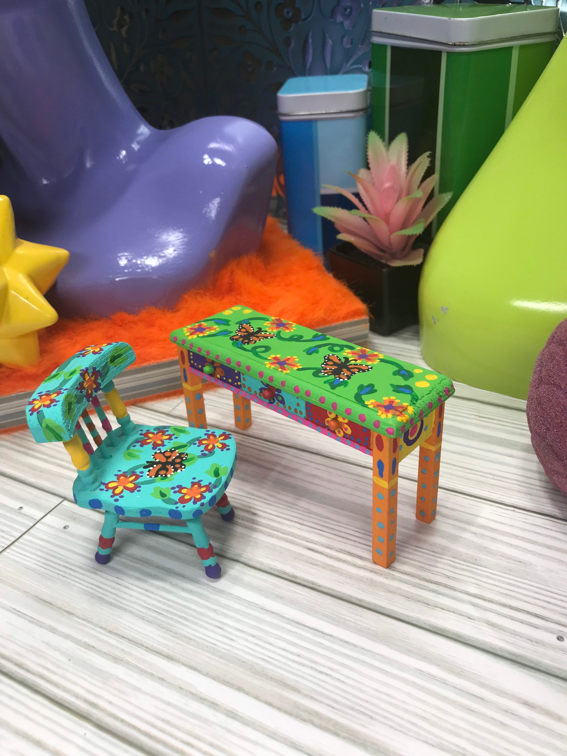 Miniature Wooden CHAIR for a Doll House or Fairy Garden Hand - Etsy