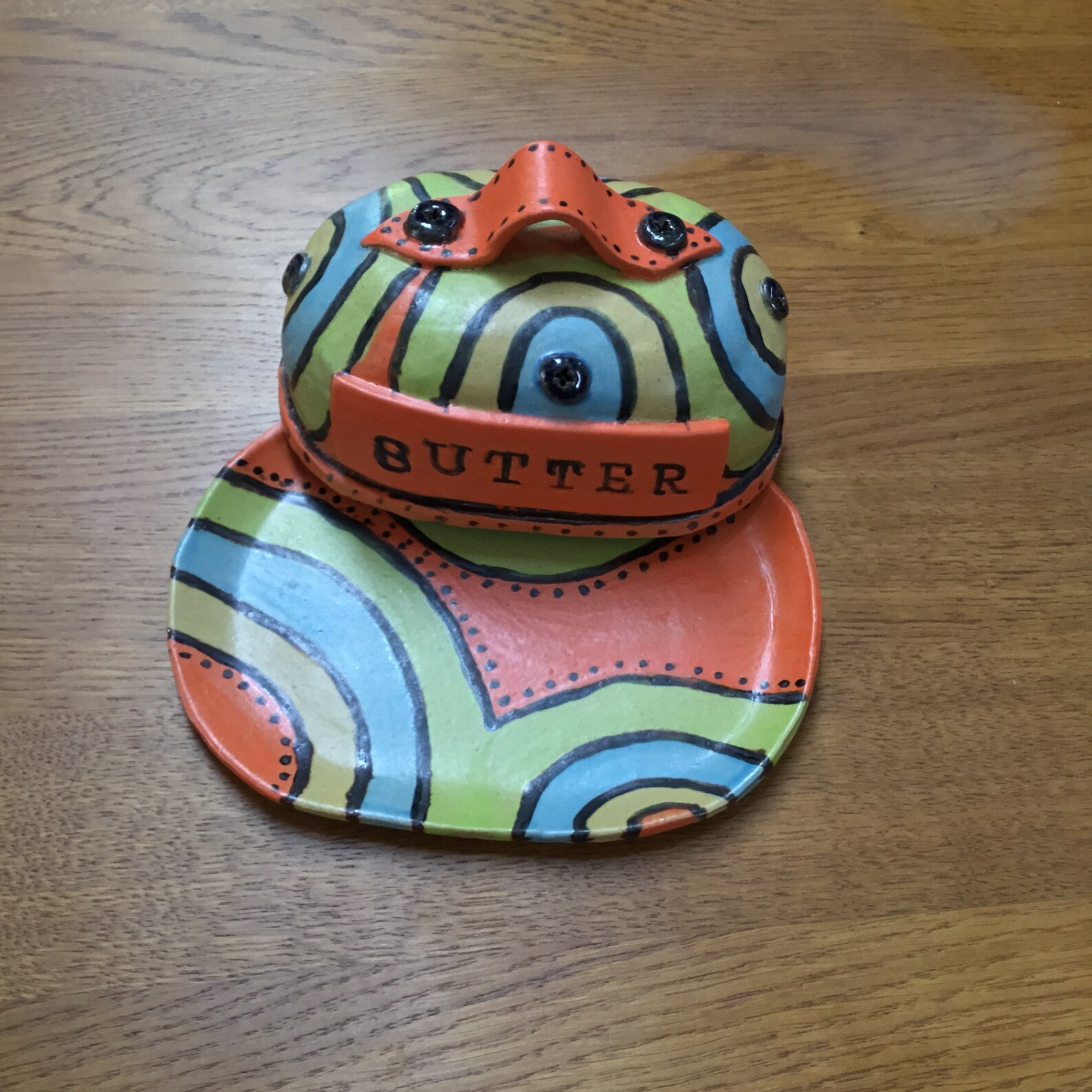 Butter Dish Unique Handmade ceramic Etsy