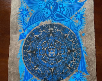 PINTURA de papel de árbol amate