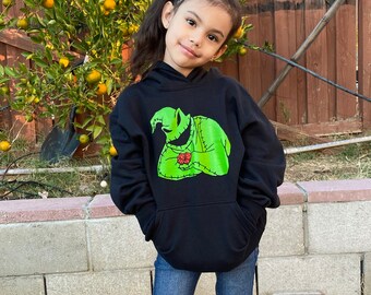 Dziecięca bluza z kapturem Oogie Boogie