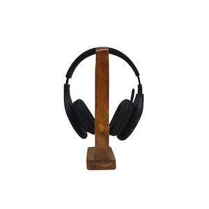 Wooden Headphone stand, headphone holder, gaming headset stand, gift idea
