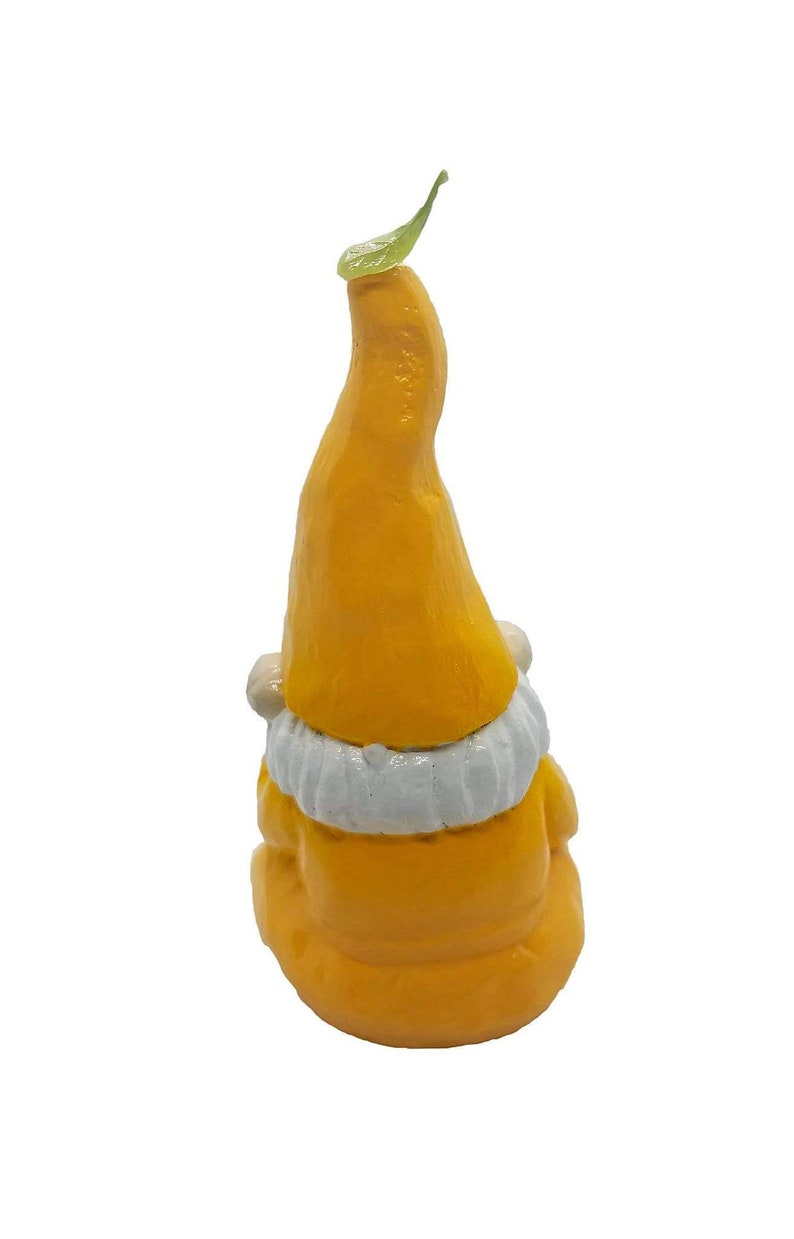gift idea gnome decor gnome figurine gnome statue lemon decor lemon gnome Cement gnome garden gnome kitchen decor garden bed decor