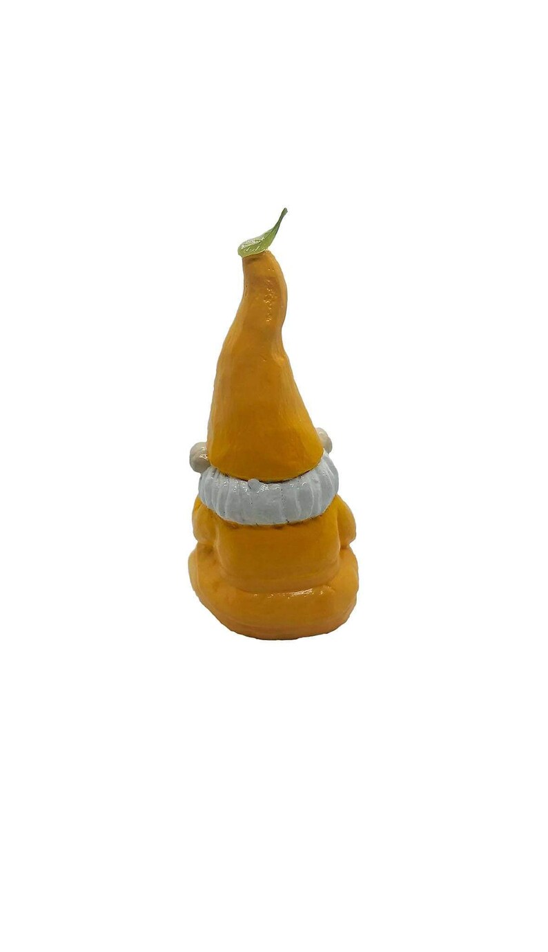 gift idea gnome decor gnome figurine gnome statue lemon decor lemon gnome Cement gnome garden gnome kitchen decor garden bed decor