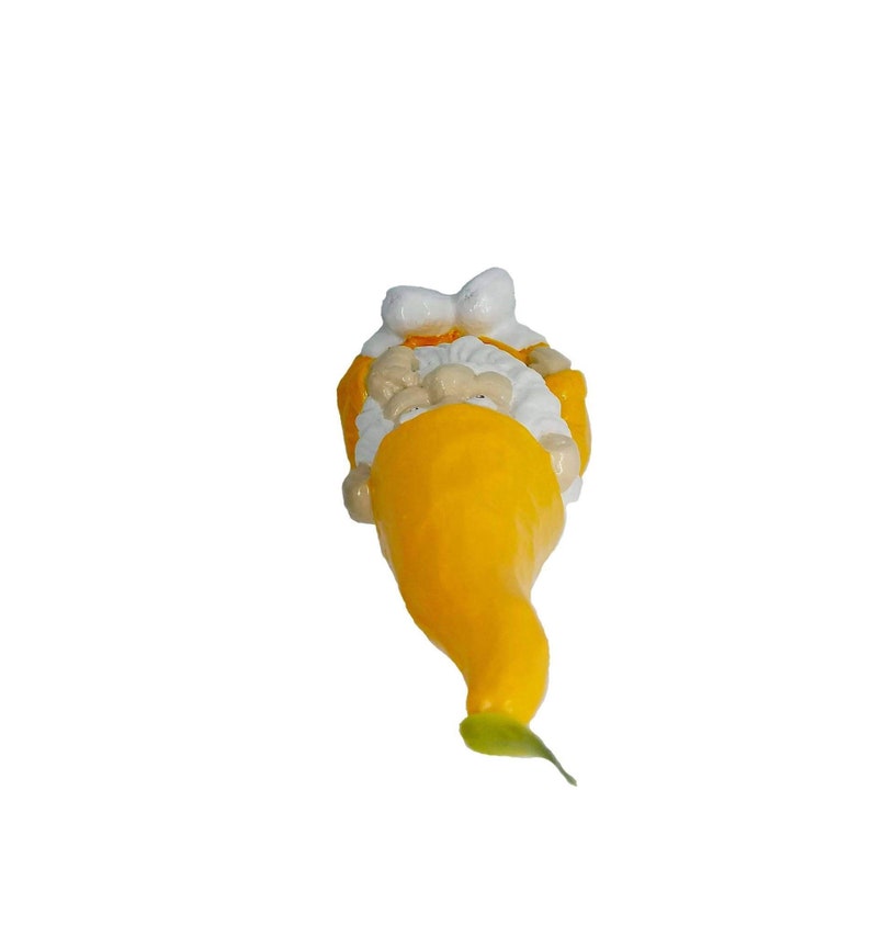 gift idea gnome decor gnome figurine gnome statue lemon decor lemon gnome Cement gnome garden gnome kitchen decor garden bed decor
