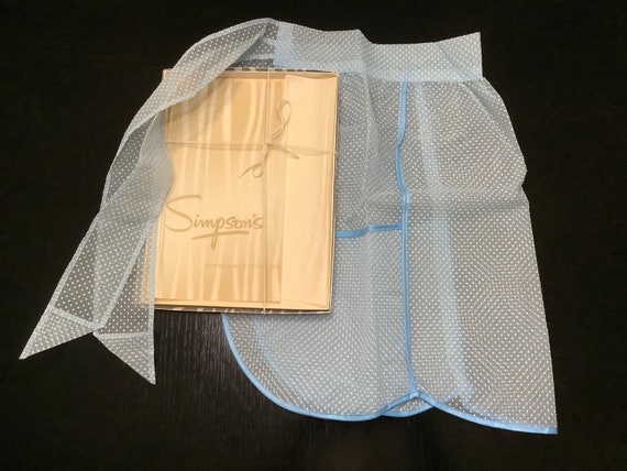 50s 60s Vintage Sheer Apron New Still in Box from… - image 2