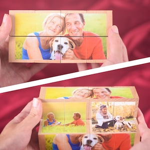 Custom Photo Cube, Creative Anniversary Gift, Valentine’s Day Gift, Birthday Gift, Mother’s Day Gift, Father’s Day Gift Teacher Appreciation