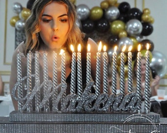 Sweet 16 Candelabra, Quinceanera & Mitzvah Candle Lighting Centerpiece