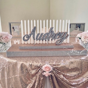 Sweet 16 Candelabra, Quinceanera & Mitzvah Candle Lighting Centerpiece