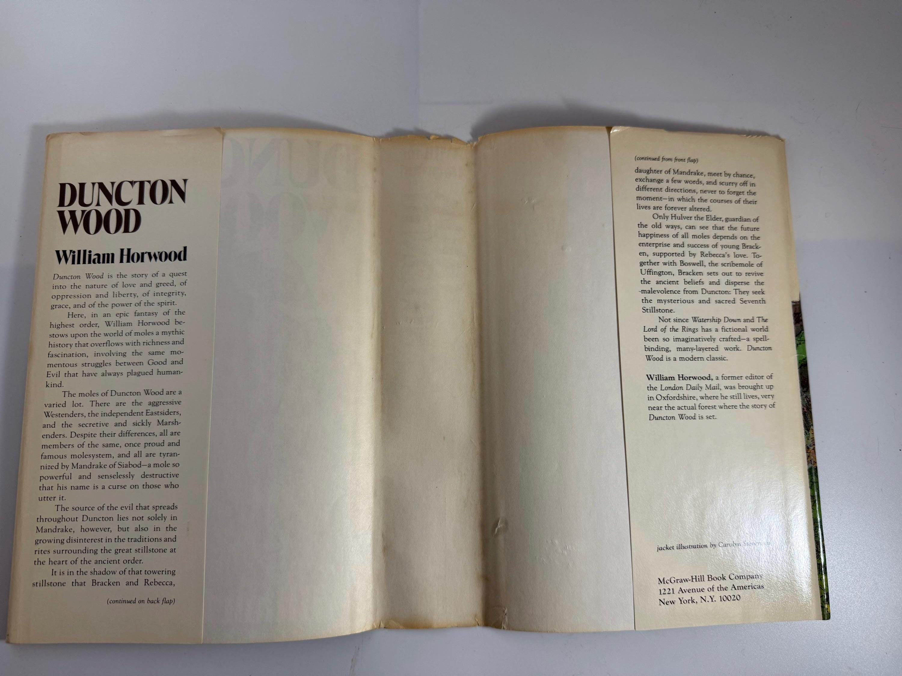 Ducton Wood by William Horwood - First Edition 1980 - Etsy display picture 1